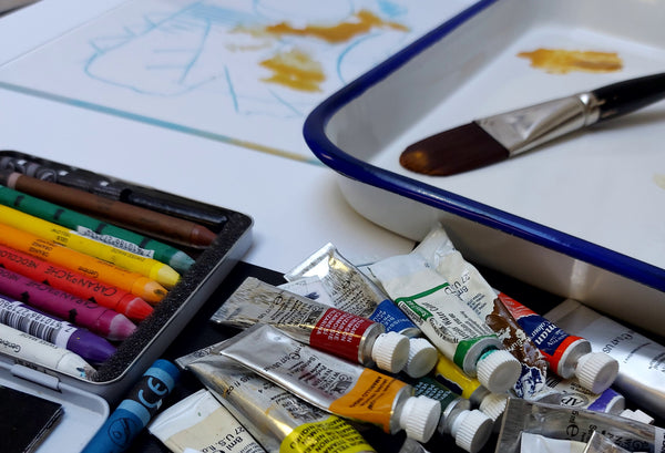 Watercolour Monotype Materials