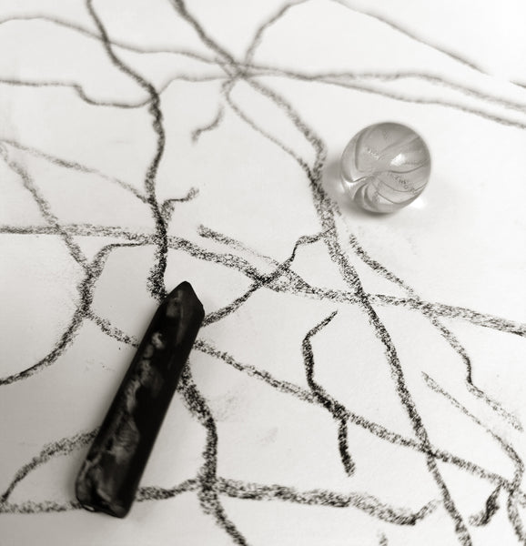 Charcoal, Marble & Paper