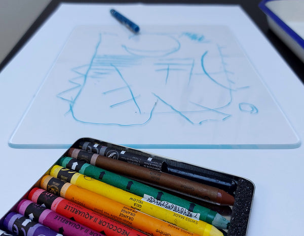 Using Watercolour Crayons