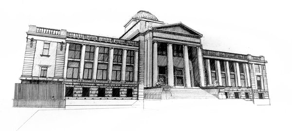 Three-Point Perspective of Vancouver Art Gallery